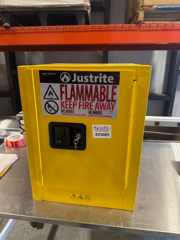 Image of Justrite Sure-Grip EX 4 Gallon Flammable Liquid Storage Cabinet